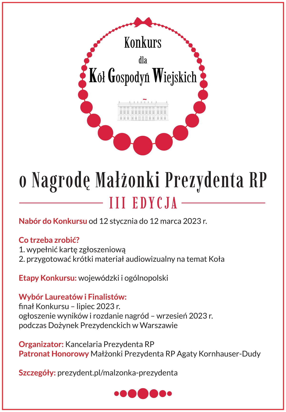 III Edycja KGW Plakat