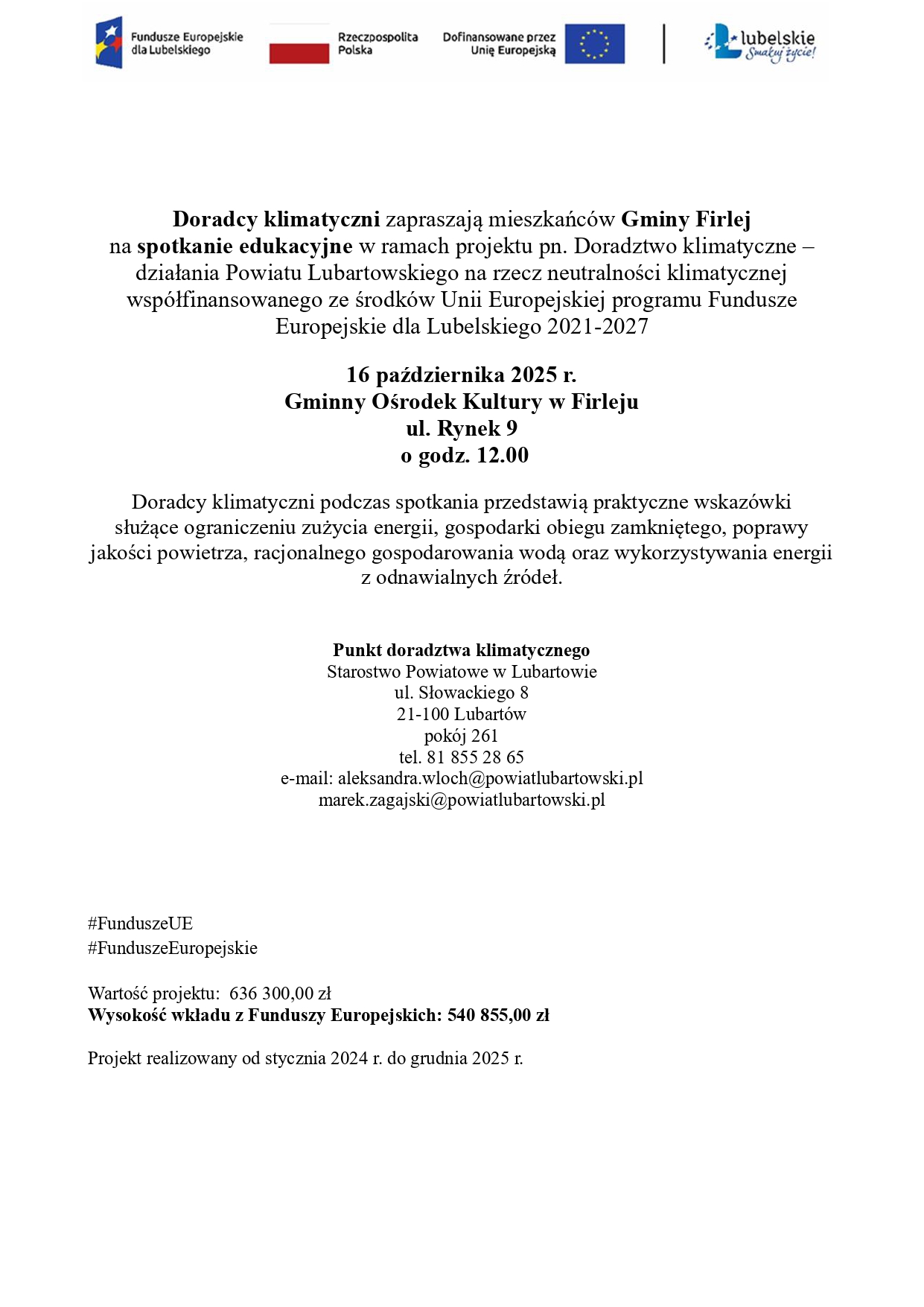 spotkanie z doradcami klimatycznymi