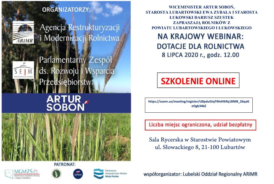webinar rolnictwo