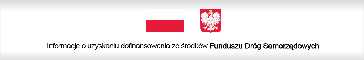 FUNDUSZ DRÓG SAMORZĄDOWYCH - Informacja o dofinansowaniu - baner